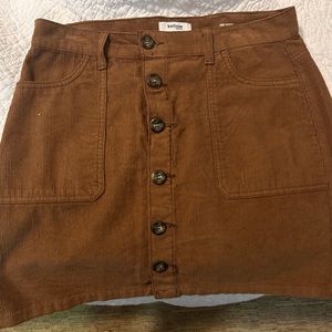 Kensie Jeans Brown High Waisted Skirt